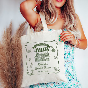 Tote Bag Mariage Lavis Fraîchement Sorti du Marché