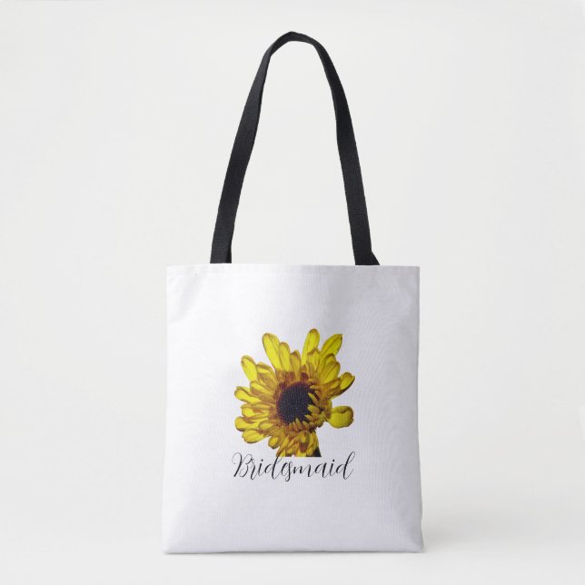 Tote Bag Mariage libre jaune doré (Devant)