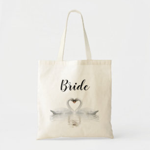 Tote Bag Mariage mariée de cygne élégant mariage