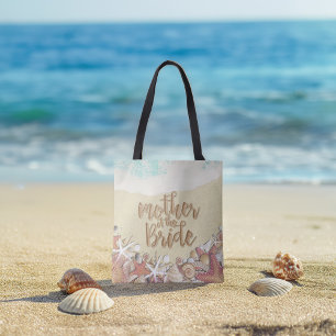 Tote Bag Mariage Mère de la Mariée Été Plage Étoile de Mer