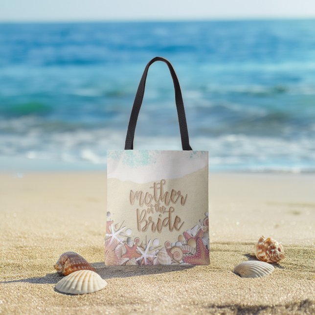 Tote Bag Mariage Mère de la Mariée Été Plage Étoile de Mer (Créateur téléchargé)