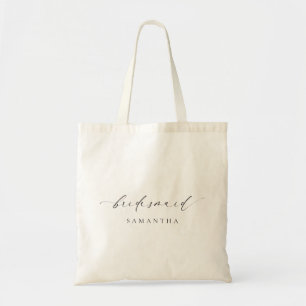 Tote Bag Mariage minimaliste Ellesmere Bridesmaid
