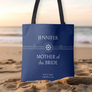 Tote Bag Mariage Nautique Partie de Mariée Mère de la Marié