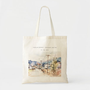 Tote Bag Mariage Paysager à Asheville, Caroline du Nord