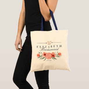 Tote Bag Mariage personnalisé Fourre-tout - Botaniques & Fl