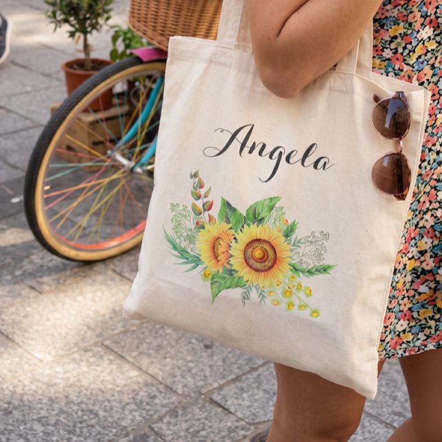 Tote Bag Mariage Russe de tournesol (Créateur téléchargé)