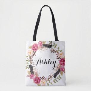 Tote Bag Mariage rustique Bridesmaid Cadeau Boho Soirée de 