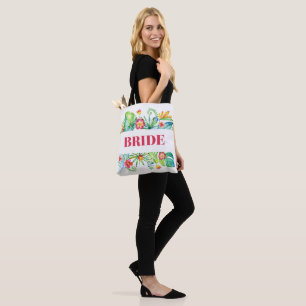 Tote Bag Mariage Tropical de Destination de Plage