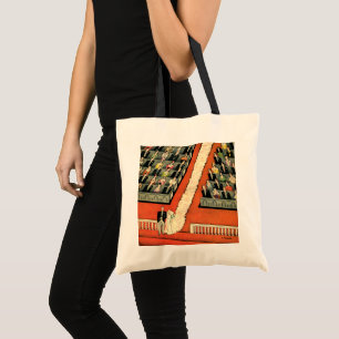 Tote Bag Mariage Vintage, Jeune Marié et Jeune Mariée Art D