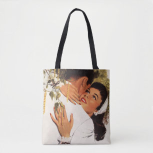 Tote Bag Mariage Vintage Proposition, Amour et Romance