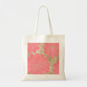 Tote Bag Mariage vintage rose Dahlia