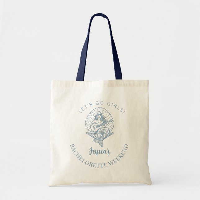 Tote Bag Marie-Antoinette vachère côtière plage enterrement (Devant)