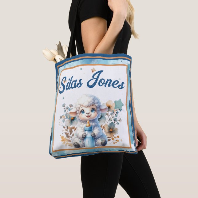Tote Bag Marie avait un agneau (De près)