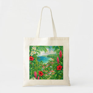 Tote Bag Marie-Galante Guadeloupe Village Tropical Bord de