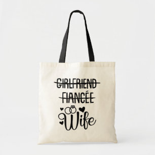 Tote Bag Marié Mme Bride Mariage Lune de miel