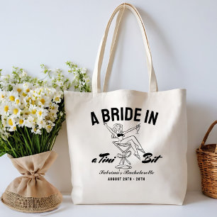 Tote Bag Mariée dans un tout petit martini enterrement de v