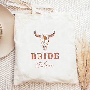 Tote Bag Mariée du dernier rodéo de cowgirl du désert