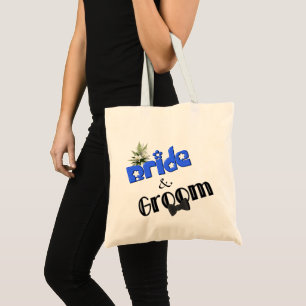 Tote Bag Mariée Et Groom Mignonne Mariage Fête De Mariée