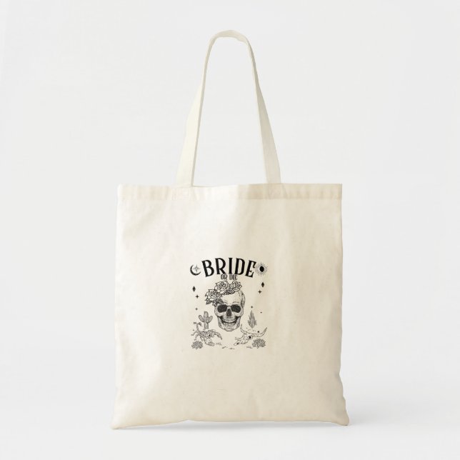 Tote Bag Mariée Ou Mort Jusqu'À La Mort Do Us Party Gothic  (Devant)