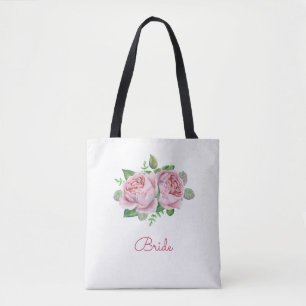 Tote Bag Mariée rose