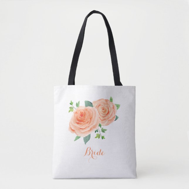Tote Bag Mariée Rose (Devant)