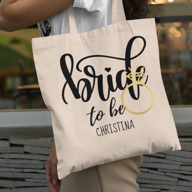 Tote Bag Mariée sur mesure à être Bacehelorette (Créateur téléchargé)