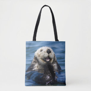 Tote Bag Mariés de lutris d'Enhydra de loutre de mer de la