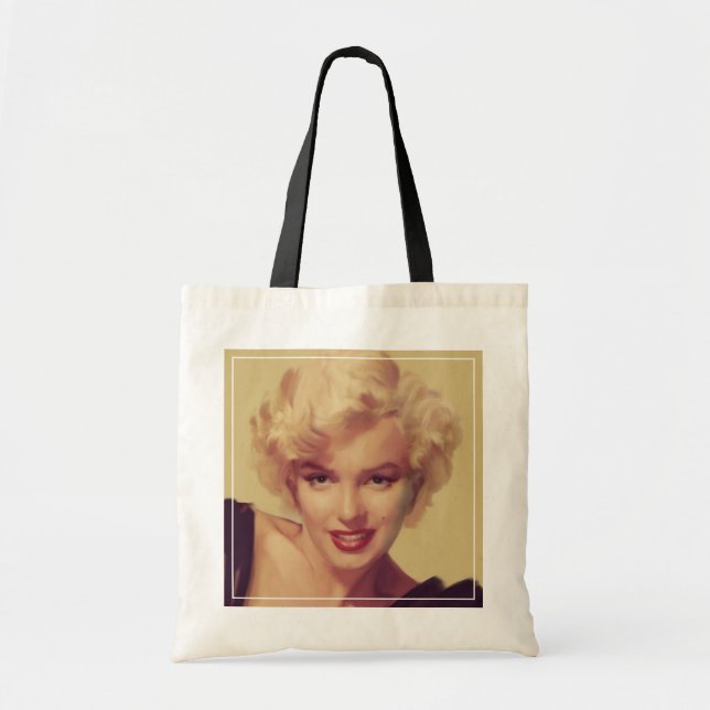 Tote Bag Marilyn dans le noir (Devant)