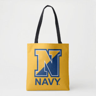 Tote Bag Marine américaine Marine initiale N