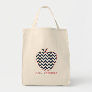 Tote Bag Marine Chevron et professeur de corail Apple