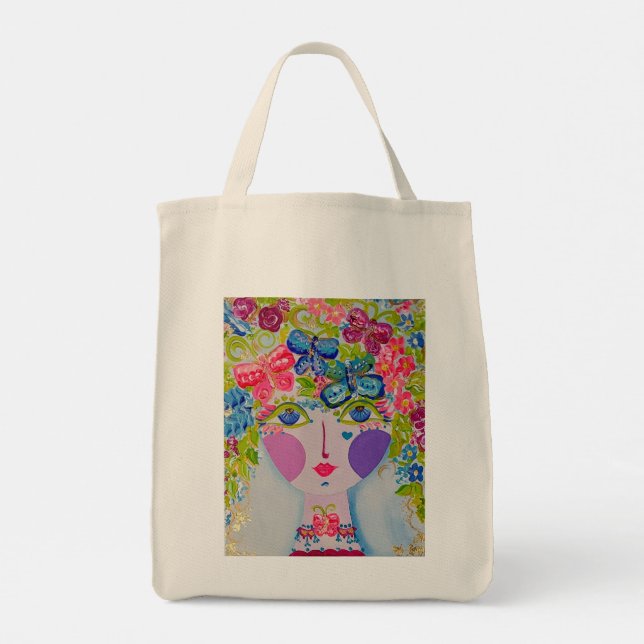 Tote Bag Mariposa - Jardin Tzigane Fourre-tout (Dos)