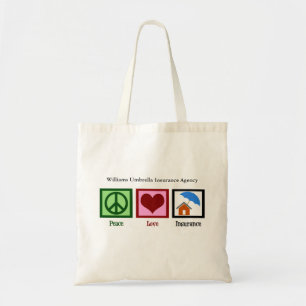Tote Bag Marketing personnalisé de l'entreprise d'assurance