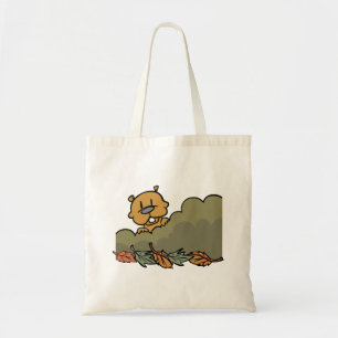 Tote Bag Marmotte De Terre À Travers Les Arbustes D'Automne