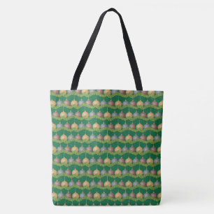 Tote Bag Marque de Noël et ornements motif de vacances