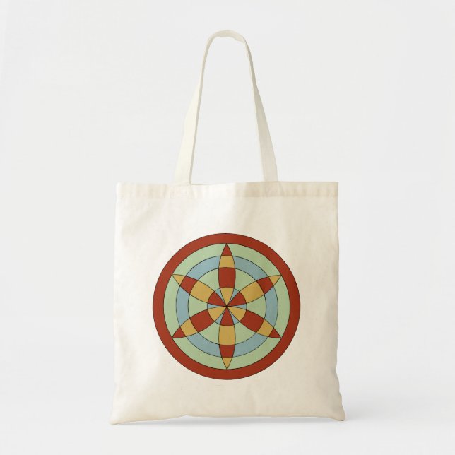 Tote Bag Marque de sortie Suffolk Hexafoil (Daisy Wheel) (Devant)