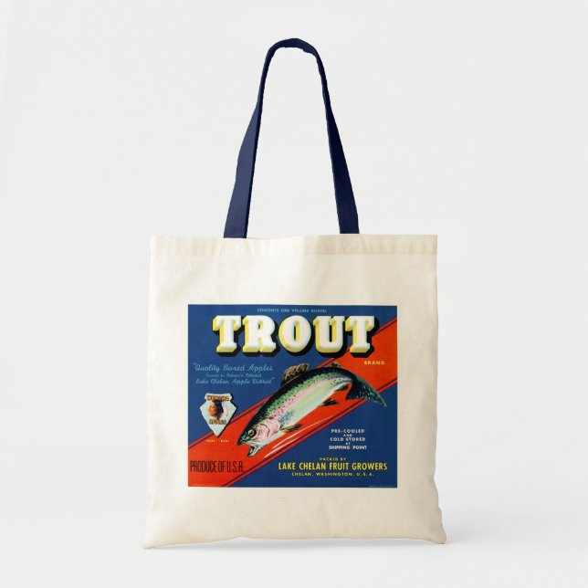 Tote Bag Marque de truite (Devant)