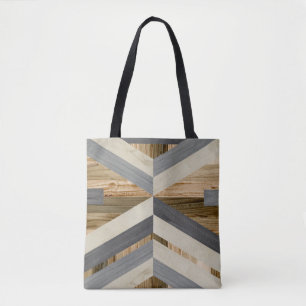 Tote Bag Marqueterie géométrique