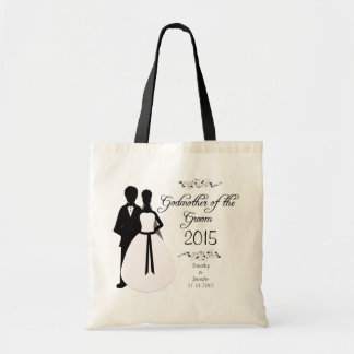 Tote Bag Marraine personnalisée de la faveur de mariage de