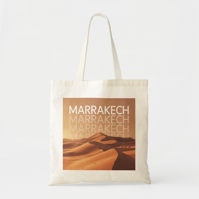 Tote Bag Marrakech Maroc Sahara Désert Voyage (Devant)
