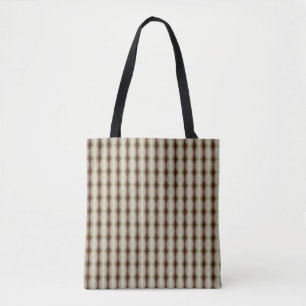 Tote Bag Marron et beige dégradé abstrait moderne