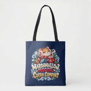 Tote Bag Marshmallow Moods Humeur de Cacao Hamster de Confo