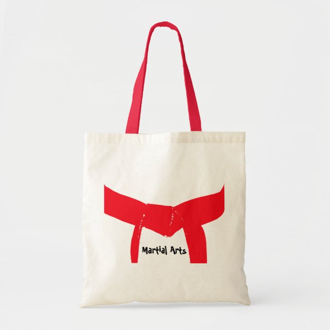 Tote Bag Martial Arts Red Belt (Devant)