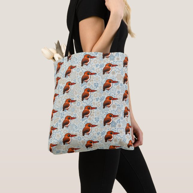 Tote Bag Martin-pêcheur pygmée de Madagascar Birdorable (De près)