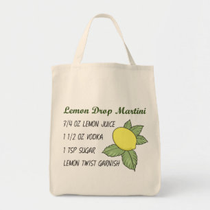 Tote Bag Martini à la goutte de citron
