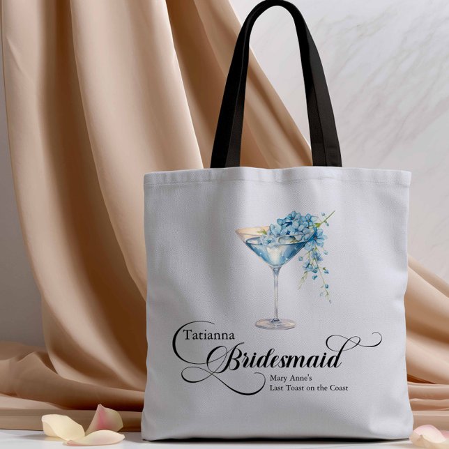 Tote Bag Martini Floral Bachelorette (Créateur téléchargé)