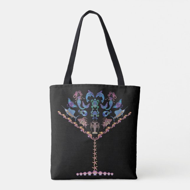 Tote Bag Martini marin (Dos)
