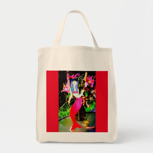 Tote Bag martini mermaid (Devant)