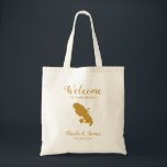 Tote Bag Martinique Destination Mariage Bienvenue Sac, Or<br><div class="desc">Sac cadeau de bienvenue mariage pour les clients extérieurs à la ville à votre mariage,  avec l'image de la Martinique,  avec le coeur que vous pouvez placer à l'endroit précis. Remplissez fourre-tout avec vos goodies favoris.</div>