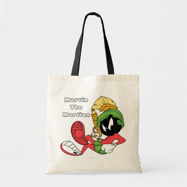 Tote Bag MARVIN LE MARTIAN™ Recyclage au laser (Devant)