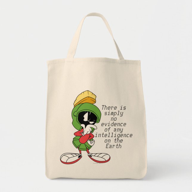 Tote Bag MARVIN LE MARTIEN™ Pensif (Devant)